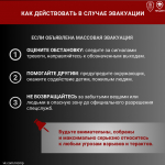 Напоминаем об алгоритме безопасного поведения в местах массового скопления людей