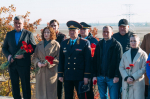 На мемориальном комплексе Место прорыва линии Вотан в селе Мордвиновка состоялась торжественно-траурная церемония перезахоронения останков советских воинов, павших при обороне Мелитополя в годы Великой Отечественной войны.