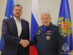 Главы МЧС России и Запорожской области обсудили вопросы повышения безопасности личного состава оперативных служб