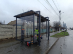 В Мелитополе обновляют остановки.