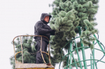 Администрация городского округа Мелитополь продолжает масштабную работу по праздничному оформлению города.