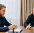 Сергей Борисович Золотарёв провёл рабочую встречу с руководителем Запорожского филиала Фонда «Защитники Отечества» Евгением Маркеловым. - Город округ Мелитополь