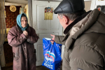 Председатель Каменско-Днепровского окружного Совета депутатов поздравил ветеранов Великой Отечественной войны с Новогодними праздниками