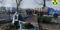 Коммунальные службы провели благоустройство территории Братского кладбища в селе Терпенье. - Город округ Мелитополь