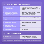 Календарь предпринимателя на апрель