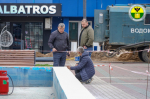 В Мелитополе стартовала реконструкция фонтана на площади Победы.