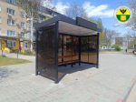 В Мелитополе на проспекте Богдана Хмельницкого установили новый остановочный комплекс.