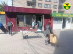 В Мелитополе продолжают работу специалисты отдела муниципального контроля в сфере благоустройства.