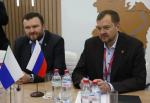 Рабочая встреча с губернатором Хабаровского края Дмитрием Викторовичем Демешиным